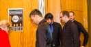Die Vier EvangCellisten in Hannover nach ihrem Release-Konzert der CD 