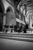 Die Vier EvangCellisten bei ihrem Konzert in der Liebfrauenkirche Ravensburg innerhalb der 