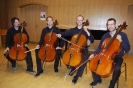 Hof 2014 (Nach der Soirée der Vier EvangCellisten innerhalb der 
