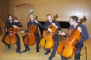 Hof 2014 (Nach der Soirée der Vier EvangCellisten innerhalb der 