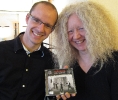 Pressefoto Herford (02.11.2011): Mathias Beyer mit Dorothée Rapp (Foto: Anna Mönks, Neue Westfälische)