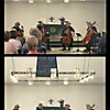 projects4cellos mit geschenkten Mützen bei ihrem Konzert in der Zachäuskirche in Hannover 2024 (Fotos: Archiv)