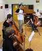 Mit Lukas beim EvangCellisten-Workshop in Dannenberg 2011 (Foto: Archiv)