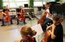 Mit Mathias beim EvangCellisten-Workshop in Dannenberg 2011 (Foto: Archiv)