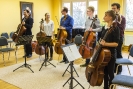 Beim Meisterkurs in der Kreismusikschule 
