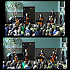 Impressionen der beiden Schulkonzerte in der Aula der Evangelischen Grundschule Erfurt im August 2016 (Fotos: Archiv)