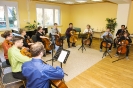 Beim Meisterkurs in der Kreismusikschule 
