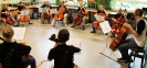 Mit Mathias beim EvangCellisten-Workshop in Dannenberg 2011 (Foto: Archiv)