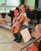 Mit Markus & Mathias beim EvangCellisten-Workshop in Dannenberg 2011 (Foto: Ilka Wagener)