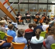 Während eines der 3 Schulkonzerte an der Musischen Realschule Naila 2014 (Foto: Silvia Melzner, RS Naila)