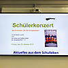 Schulankündigung der Musischen Realschule Naila für die beiden Schulkonzerte der Vier EvangCellisten 2018 (Foto: Archiv)