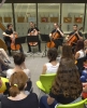 Während eines der 3 Schulkonzerte an der Musischen Realschule Naila 2014 (Foto: Silvia Melzner, RS Naila)