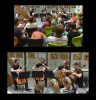 Während eines der 3 Schulkonzerte an der Musischen Realschule Naila 2014 (Fotos: Silvia Melzner, RS Naila)