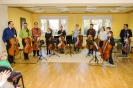 Beim Meisterkurs in der Kreismusikschule 