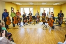 Beim Meisterkurs in der Kreismusikschule 
