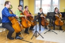 Beim Meisterkurs in der Kreismusikschule 